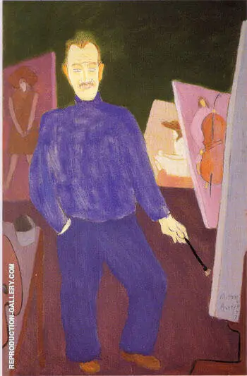 Self-Portrait By Milton Avery