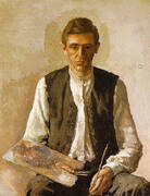 Self-Portrait 1925 By Giorgio Morandi