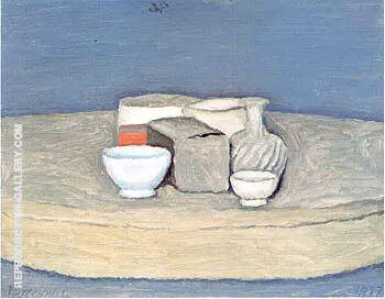 Still Life 1957-1 By Giorgio Morandi