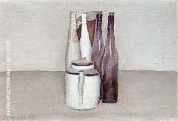 Still Life 1957-3 By Giorgio Morandi