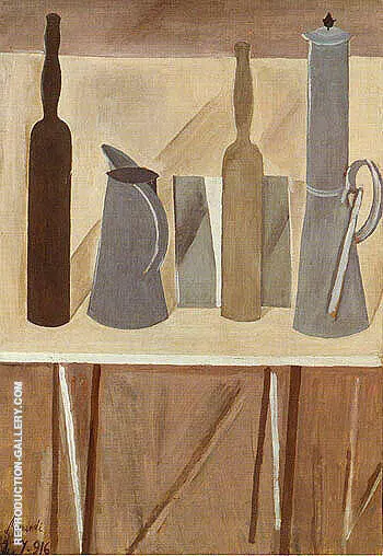 Still Life 1916 B By Giorgio Morandi