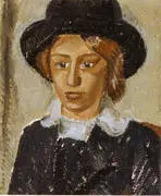 Female Portrait c1912 By Giorgio Morandi