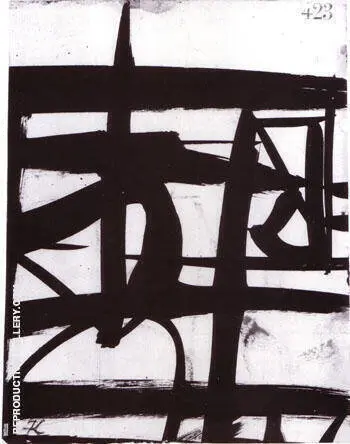 Untitled 1950 C By Franz Kline