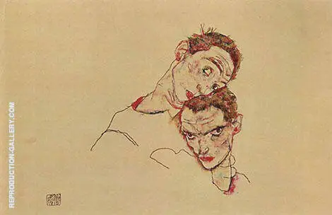 Untitled 1910 By Egon Schiele