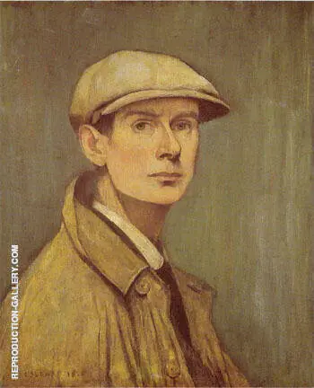 Self Portrait 1925 By L-S-Lowry