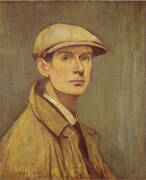 Self Portrait 1925 By L-S-Lowry