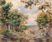 Landscape at Beaulieu 1899 By Pierre Auguste Renoir