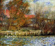Duck Pond 1873 By Pierre Auguste Renoir