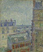 View of Paris from Theo's Room in the Rue Lepic 1887 By Vincent van Gogh