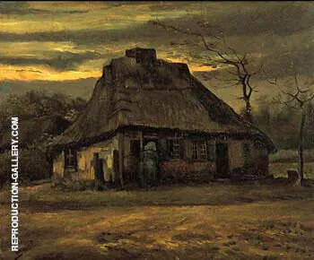 The Cottage 1885 By Vincent van Gogh