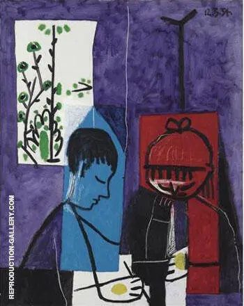 Enfants Dessinant 1954 By Pablo Picasso