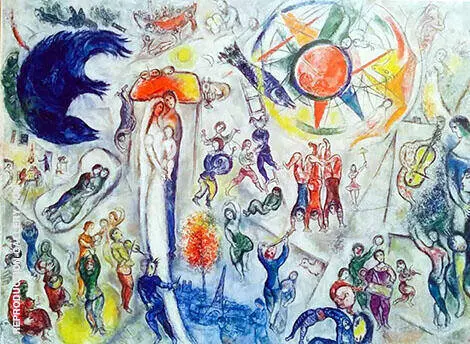 La Vie 1964 By Marc Chagall