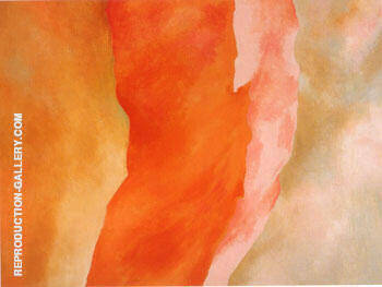 It was Red and Pink 1959 by Georgia O'Keeffe | Oil Painting Reproduction