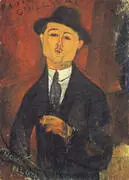 Portrait of Paul Guillaume 1915 By Amedeo Modigliani