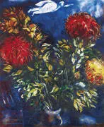 Chrysanthemums By Marc Chagall