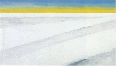 Clouds IV Yellow Horizon and Clouds 1963 By Georgia O'Keeffe