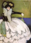 Woman in Blue 1901 By Pablo Picasso