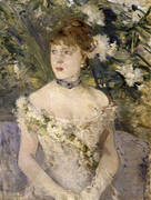 Young Woman Dressed for the Ball 1879 By Berthe Morisot