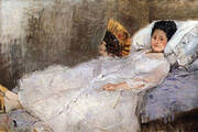 Portrait of Madame Hubbard 1874 By Berthe Morisot