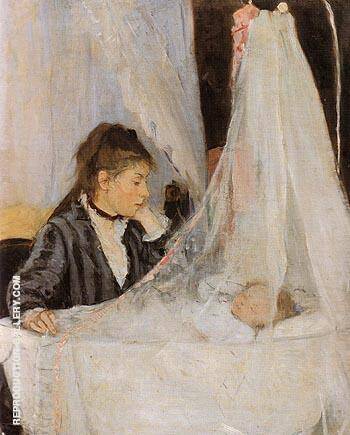 The Cradle 1872 by Berthe Morisot | Oil Painting Reproduction