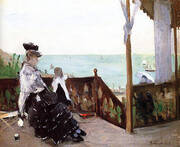 In a Villa at the Seaside 1874 By Berthe Morisot
