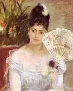 At the Ball 1875 By Berthe Morisot