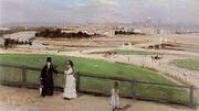 View of Paris From the Trocadero 1872 By Berthe Morisot