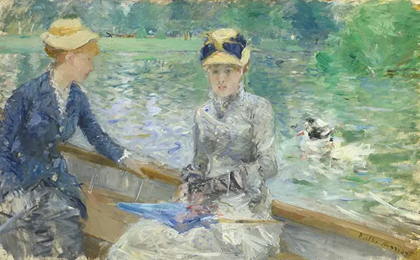 A Summers Day 1879 By Berthe Morisot