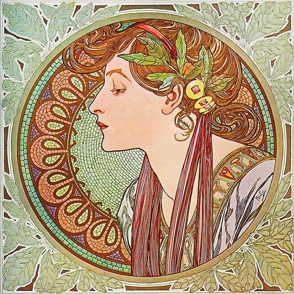 Oil Painting Reproductions of Alphonse Mucha