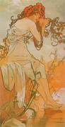 Summer (from the Seasons series) 1896 By Alphonse Mucha