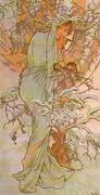 Winter 1896 By Alphonse Mucha