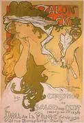 Salon des Cent 20 1896 By Alphonse Mucha