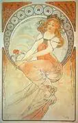 Painting 1898 By Alphonse Mucha