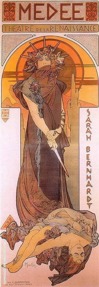 Medee 1896 By Alphonse Mucha