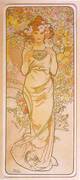 Rose 1898 By Alphonse Mucha