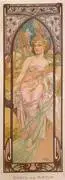 Awake in the Morning 1899 By Alphonse Mucha