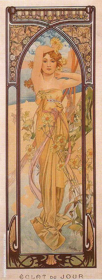 Daytime Dash 1899 By Alphonse Mucha