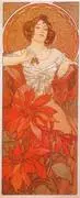 Ruby By Alphonse Mucha
