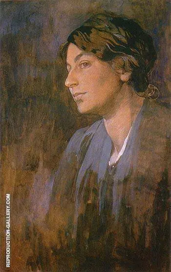 Maruska s Portrait 1903 By Alphonse Mucha