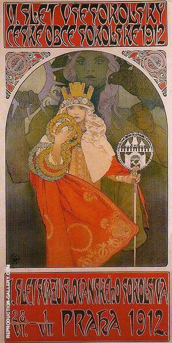 Sokol Festival 1912 By Alphonse Mucha