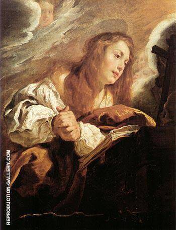 Saint Mary Magdalene Penitent 1615 | Oil Painting Reproduction