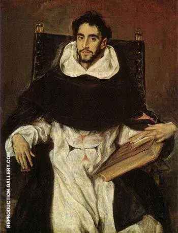 Fray Hortsensio Felix Paravincino 1609 By El Greco