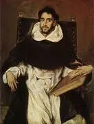 Fray Hortsensio Felix Paravincino 1609 By El Greco