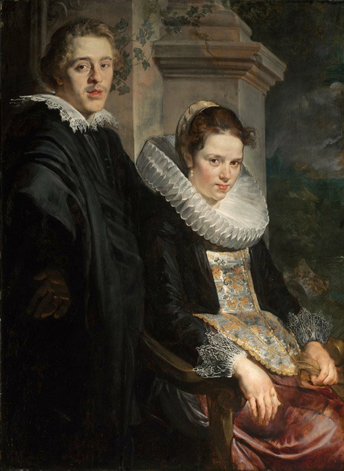 Portrait of a Young Married Couple 1615 | Oil Painting Reproduction