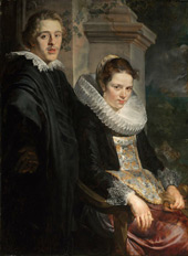Portrait of a Young Married Couple 1615 By Jacob Jordaens