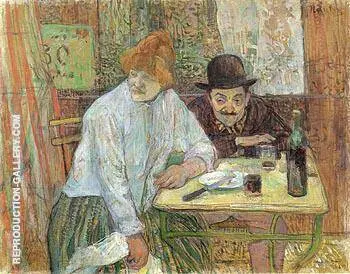 At the Cafe La Mie 1891 By Henri De Toulouse Lautrec