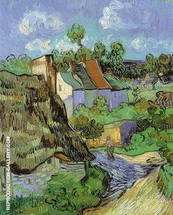 House at Auvers 1890 By Vincent van Gogh
