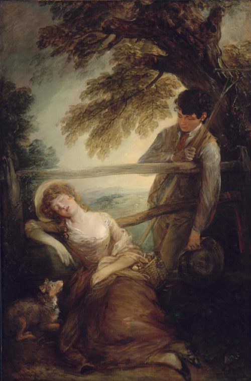 Haymaker and Sleeping Girl c1785 | Oil Painting Reproduction