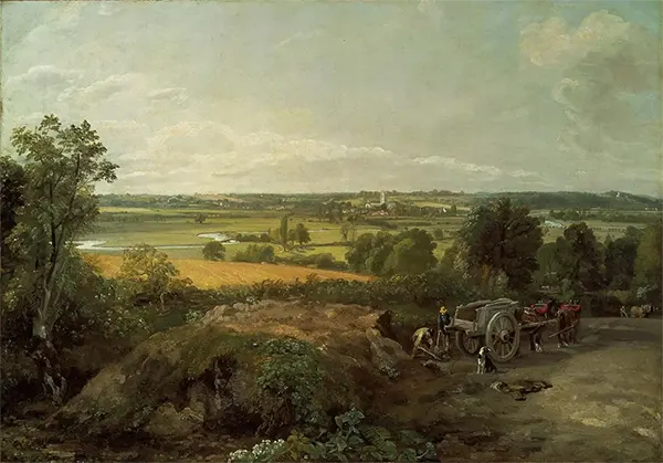 Stour Valley and Dedham Church 1814 By John Constable