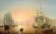 Boston Harbour c1850 By Fitz Hugh Lane